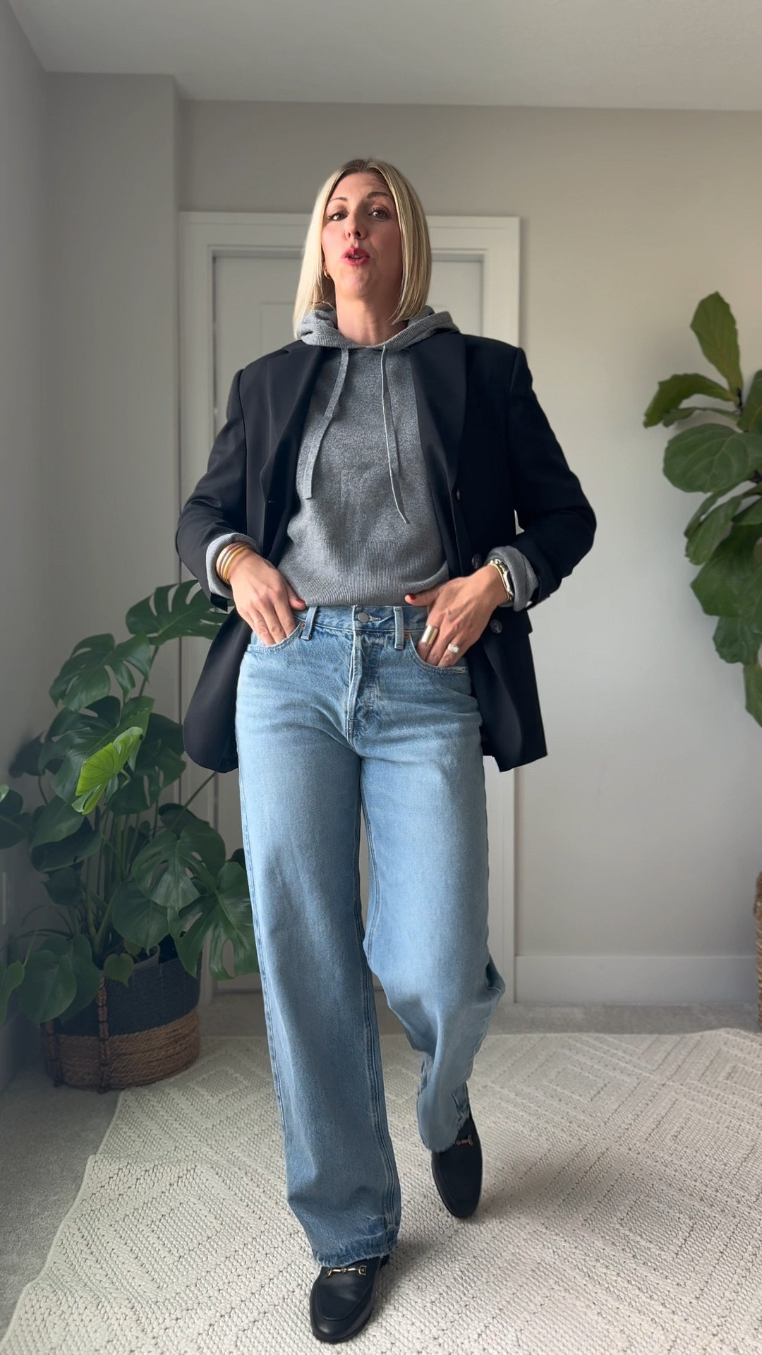 Look for less designer jeans for only $36!! I sized up for a relax fit. These are so good and comfortable.


#LTKVideo #LTKOver40 #LTKStyleTip