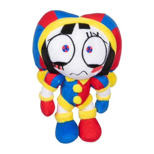 The Amazing Digital Circus Deluxe Pomni Plush Figure, 8"/20.3 CM Figure Made with Premium Materials, Collect Caine, Pomni, Kinger, Jax and Ragatha | Amazon (US)
