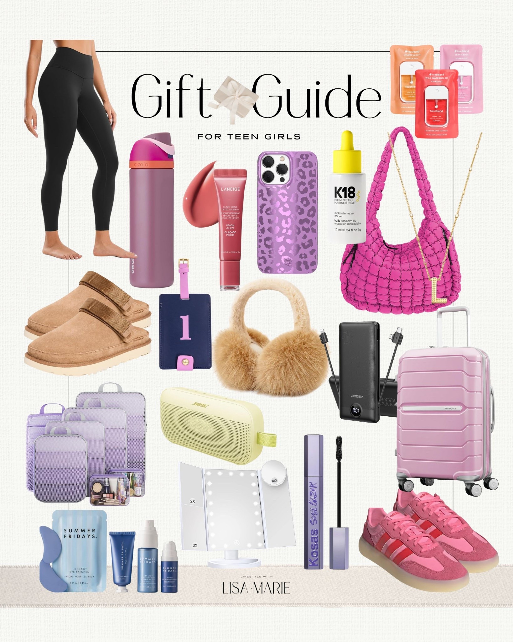 Holiday gift guide for teen girls. Christmas present ideas for daughters, sisters, friends. Beauty finds. Travel essentials. Holiday gifts for her.

#LTKHoliday #LTKBeauty #LTKGiftGuide
