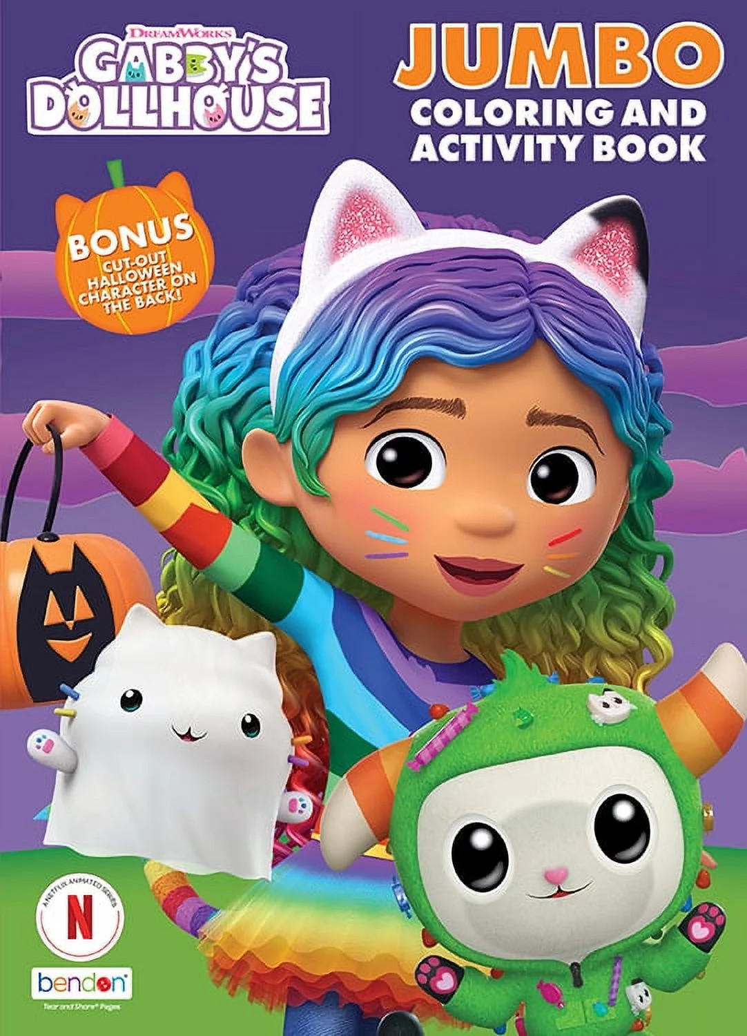Gabby's Dollhouse 64 Page Halloween Coloring Book, Paperback - Walmart.com | Walmart (US)