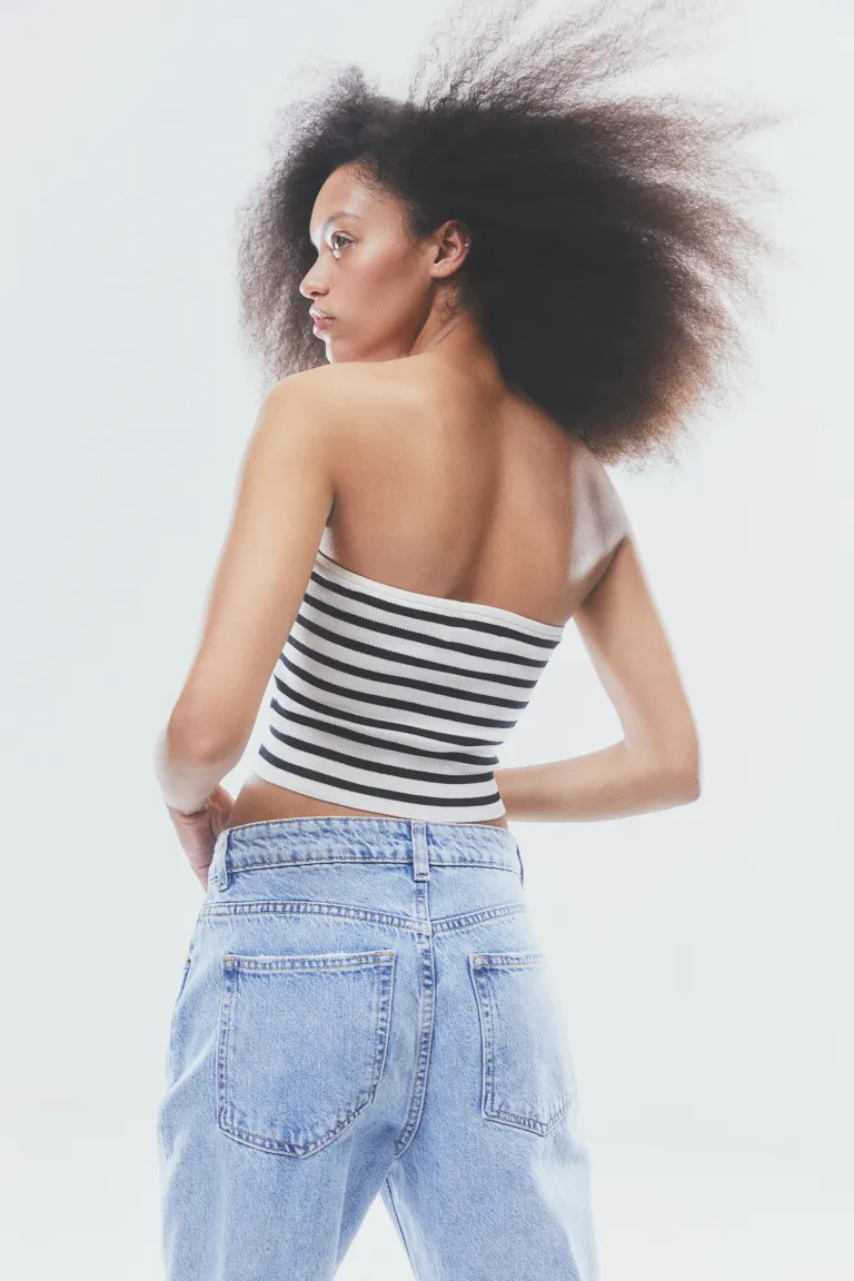 Rib-knit tube top | H&M (UK, MY, IN, SG, PH, TW, HK)