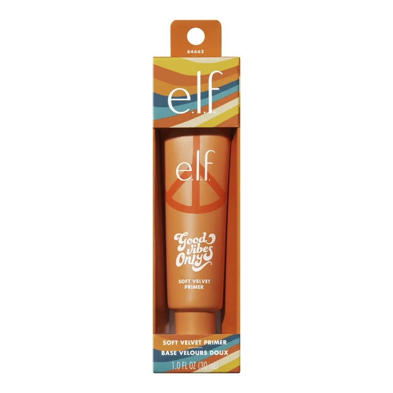 e.l.f. Good Vibes Only Soft Velvet Primer, 1.0 fl oz | Walmart (US)