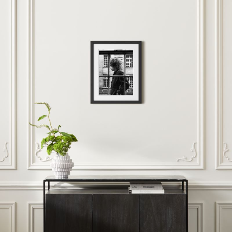 Bob Dylan '66 with Black Frame 17.5"x21.5" + Reviews | CB2 | CB2