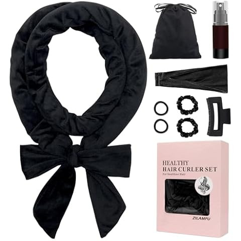 RobeCurls Heatless Hair Curler Set - Satin Curling Headband for Natural, No-Heat Curls - Sleep in... | Amazon (US)