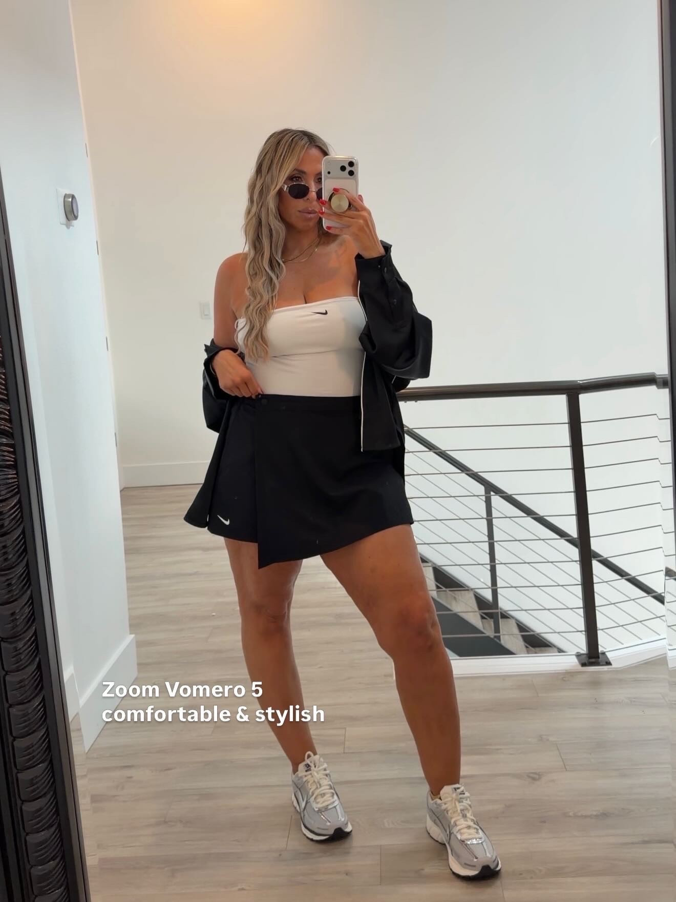 My favorite @Nike US and how I am styling for summer. 

Nike Vomero: I love for Athleisure (TTS) 

Tube top L 
Wrap Skort L (stretch in waist) linked 2 retailers 
Satin button down L

@Nike US

#LTKMidsize #LTKOver40 #LTKActive