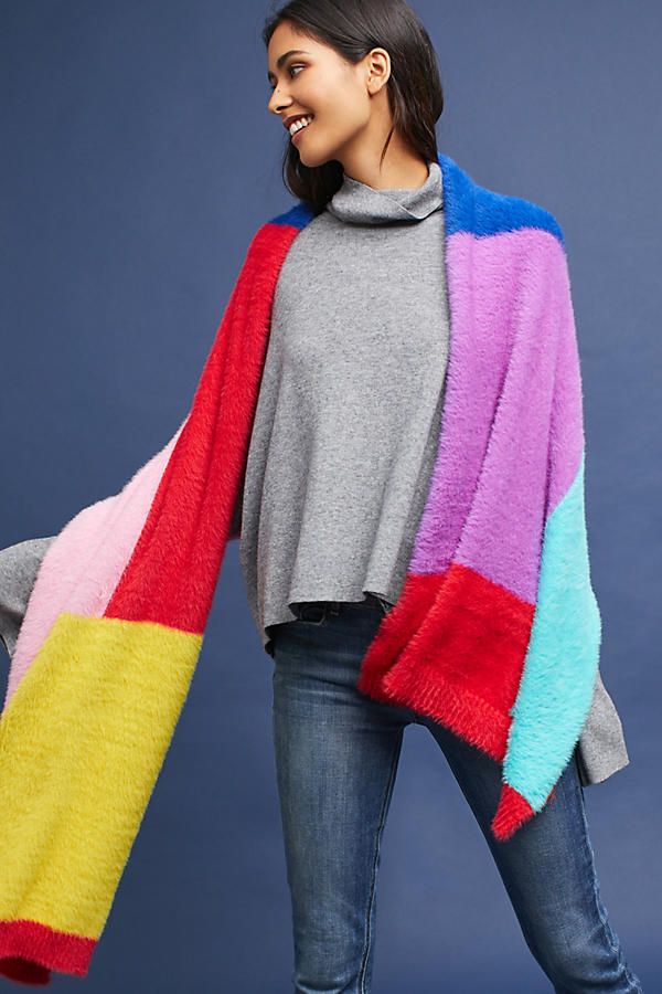 Tania Cozy Graphic Scarf | Anthropologie (US)