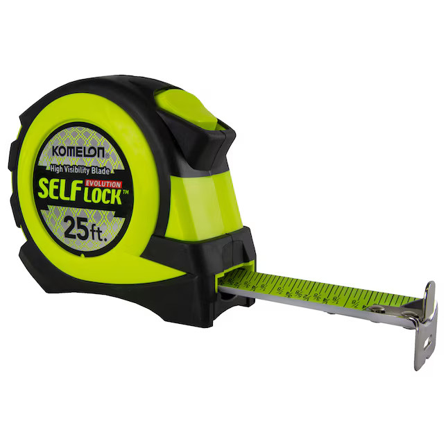 Komelon Self lock 25-ft Auto Lock Tape Measure | Lowe's