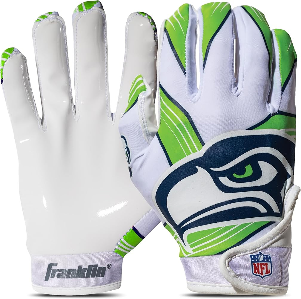 Franklin Sports Youth NFL Football Receiver Gloves - Kids Football Gloves Pair - NFL Team Logos a... | Amazon (US)