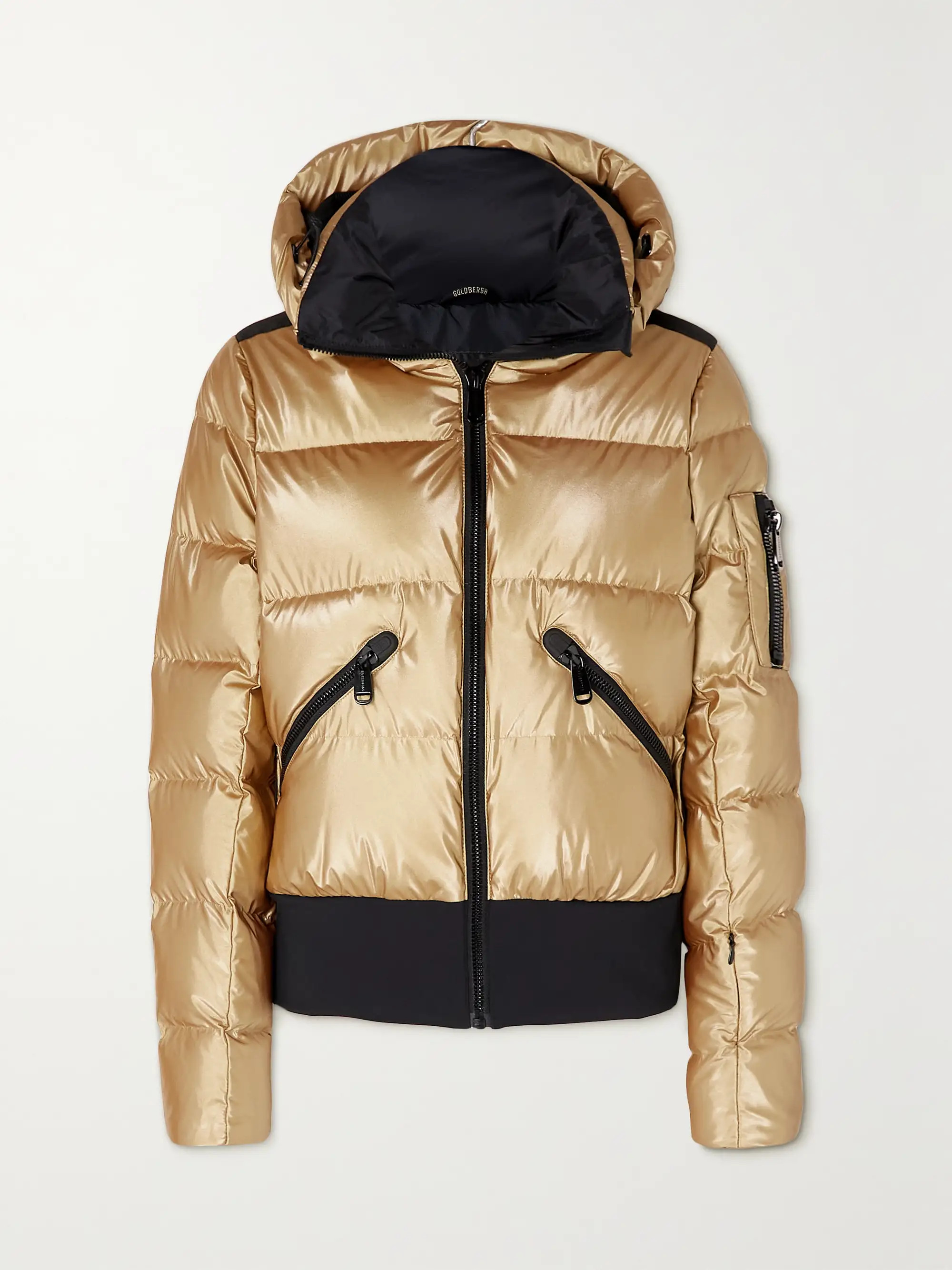 Bombardino hooded quilted metallic down ski jacket | NET-A-PORTER (US)