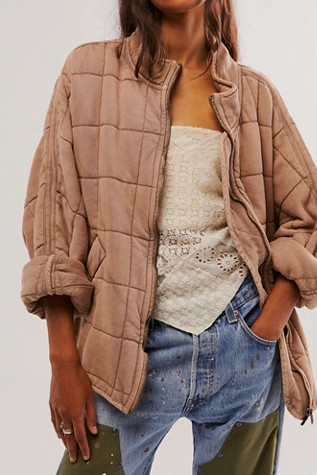 Dolman Quilted Knit Jacket | Free People (Global - UK&FR Excluded)