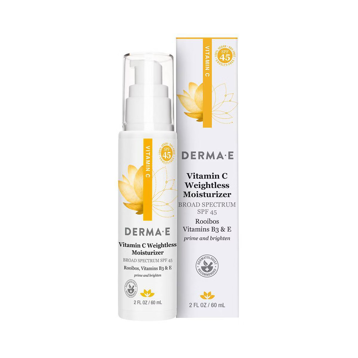 derma e Vitamin C Weightless Moisturizer - SPF 45 - 2 fl oz | Target