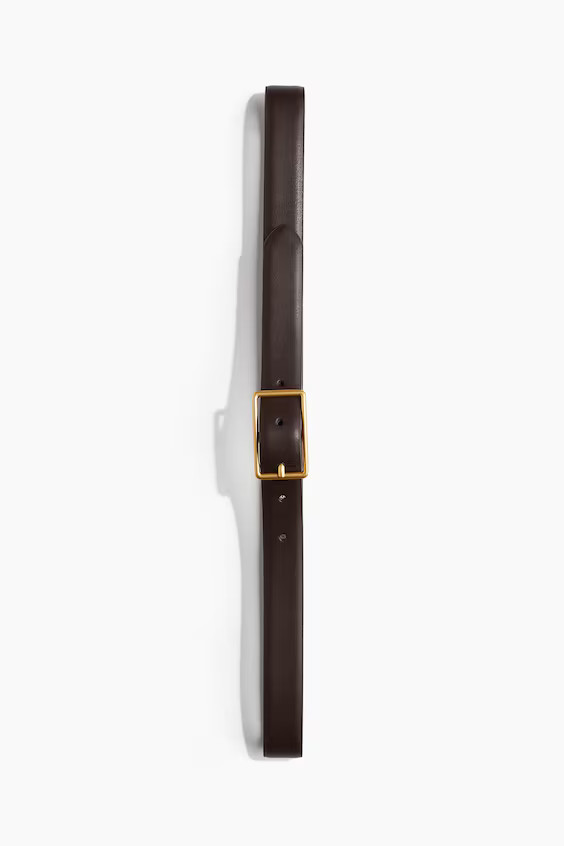 Leather belt - Brown - Ladies | H&M GB | H&M (UK, MY, IN, SG, PH, TW, HK)