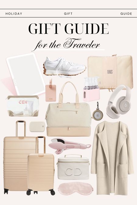 Gift guide: for the traveler!
Travel mirror, New Balance sneakers, packing cubes, beats headphones, clear pouch, Beis luggage, Beis The Weekender bag, steamer, makeup case, luggage tag, AirTag keychain, longline cardigan 

#LTKSeasonal #LTKHoliday #LTKGiftGuide