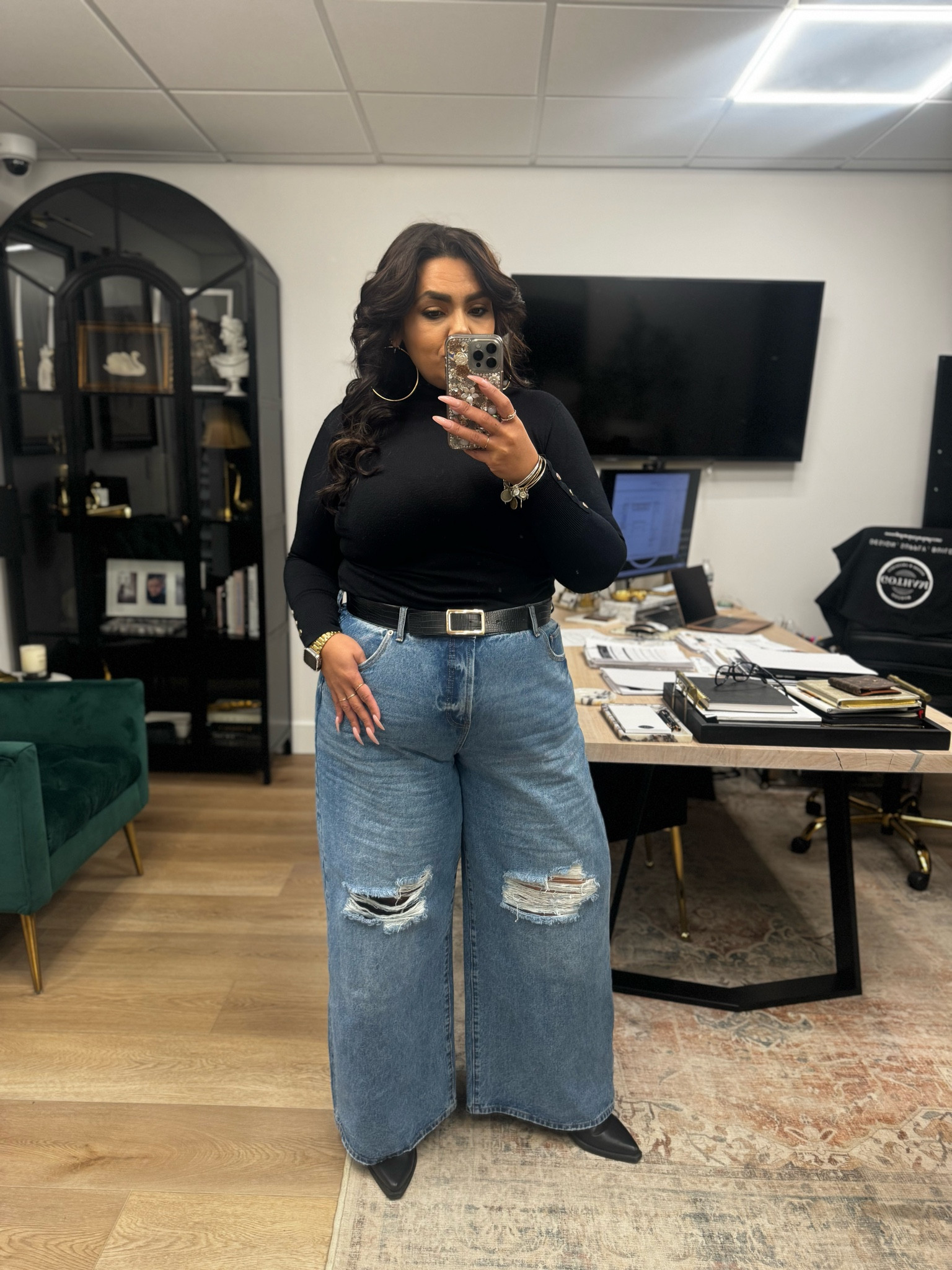 Wide Leg Denim must have 

#LTKPlusSize #LTKOver40 #LTKFindsUnder100