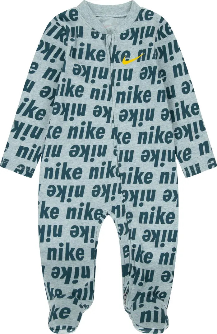 Nike Allover Logo Print Footie | Nordstrom | Nordstrom