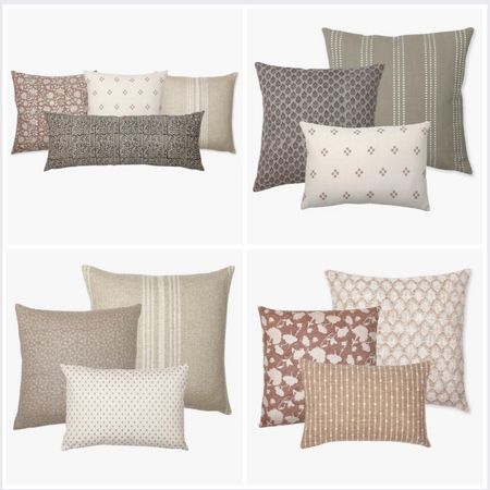 Pillow cover combos ! Elevate and change any space, by simply updating and changing out your throw pillows  

#LTKstyletip #LTKhome #LTKSeasonal