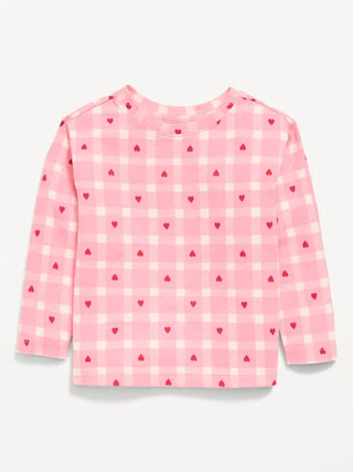 Printed Long-Sleeve T-Shirt for Toddler Girls | Old Navy (CA)
