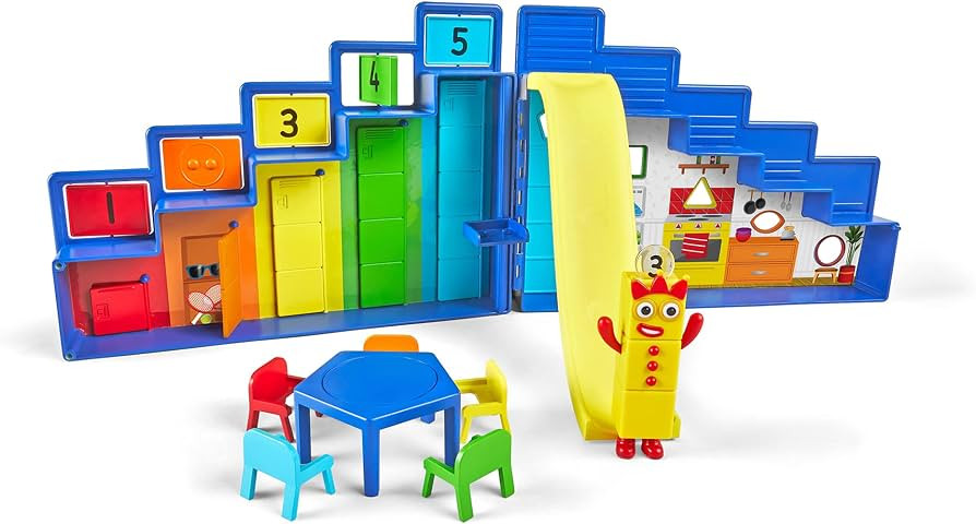 hand2mind Numberblocks Super Secret Step Squad Headquarters Play Set, Toddler Doll House, Clubhou... | Amazon (US)