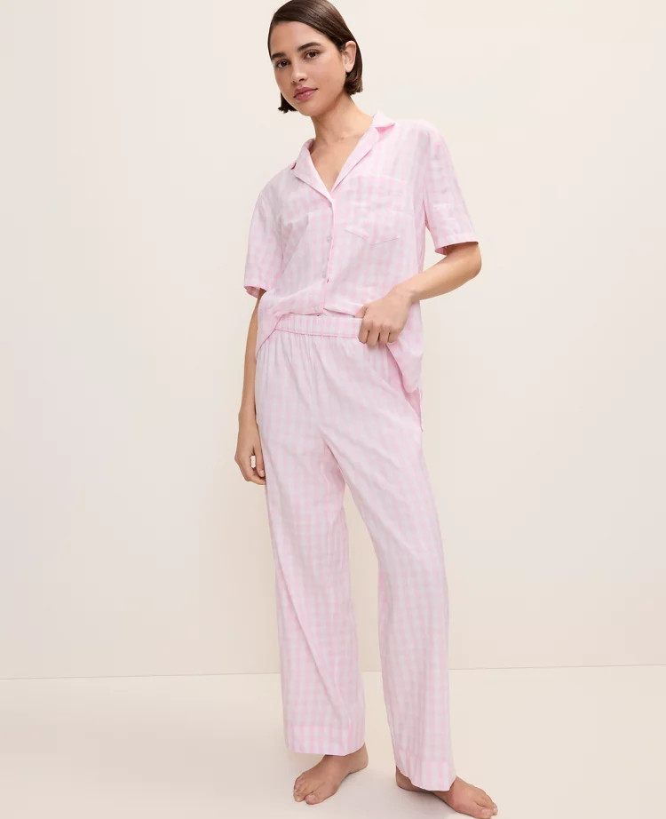 Gingham Pajama Set | Ann Taylor