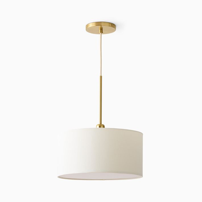 Short Drum Pendant (16"–33") | West Elm (US)