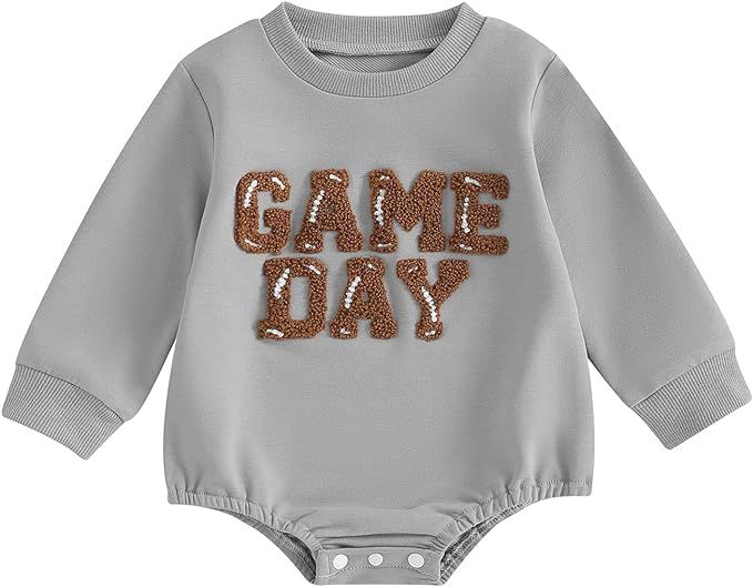 Engofs Newborn Baby Girl Boy Sweatshirt Romper Long Sleeve 0 3 6 12 18 Months Fall Winter Clothes | Amazon (US)