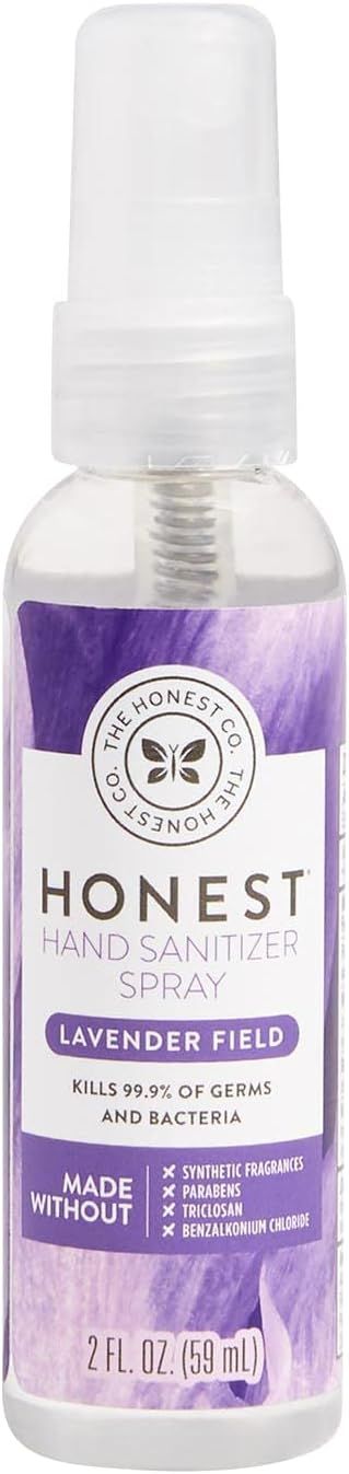 The Honest Company Hand Sanitizer Spray - Lavender Field - 2oz, 2 Fl Oz | Amazon (US)