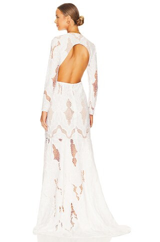 ELLIATT Registry Gown in Ivory from Revolve.com | Revolve Clothing (Global)