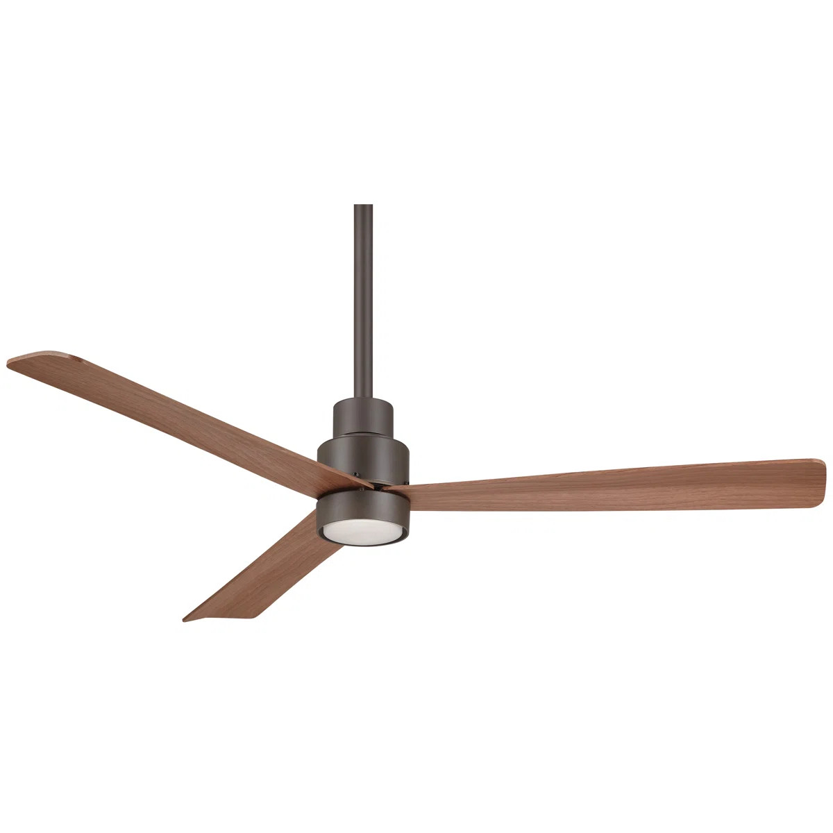 52" Simple 3 - Blade Outdoor Standard Ceiling Fan with Remote Control | Wayfair North America