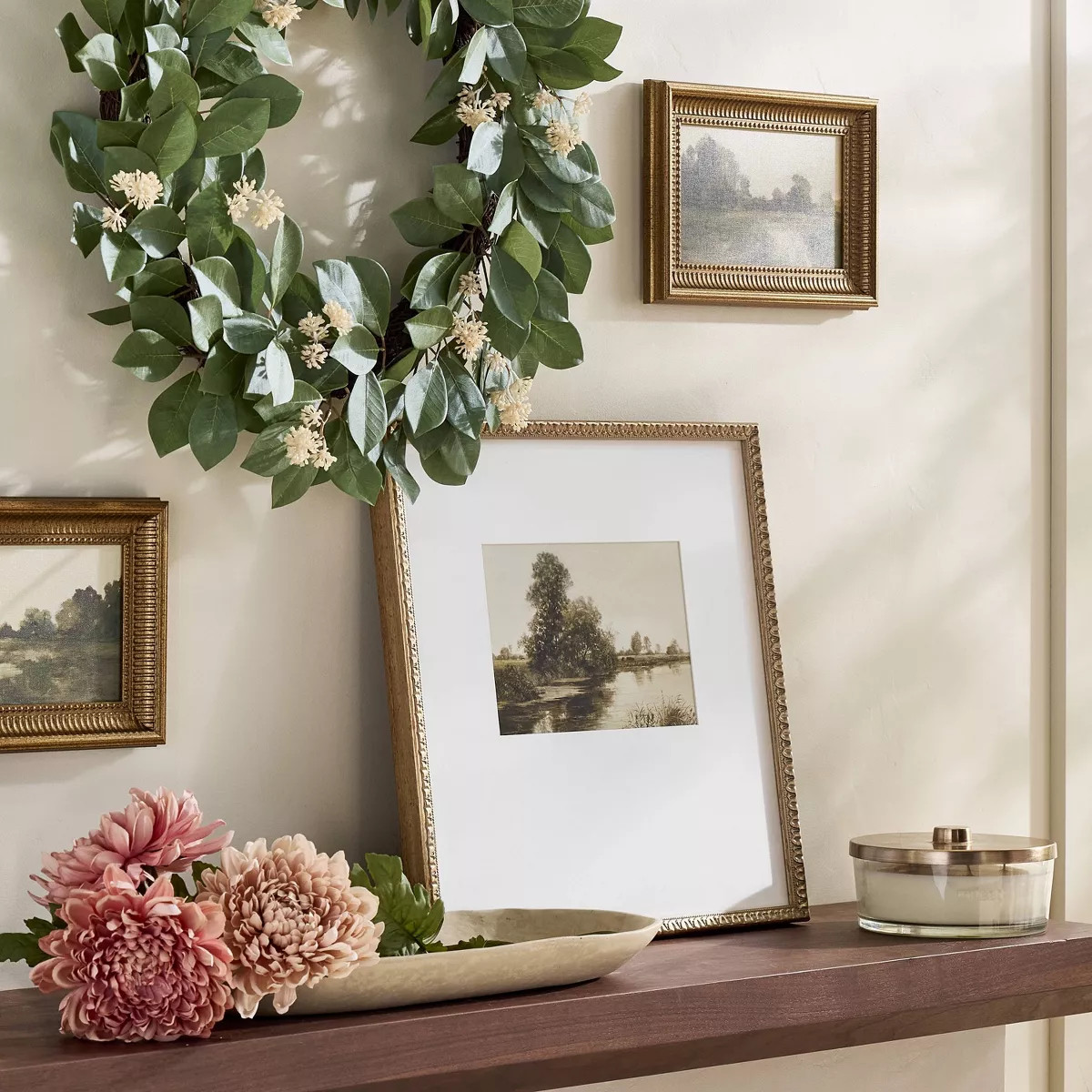 18"x18" Country Landscape Framed Wall Art - Hearth & Hand™ with Magnolia | Target