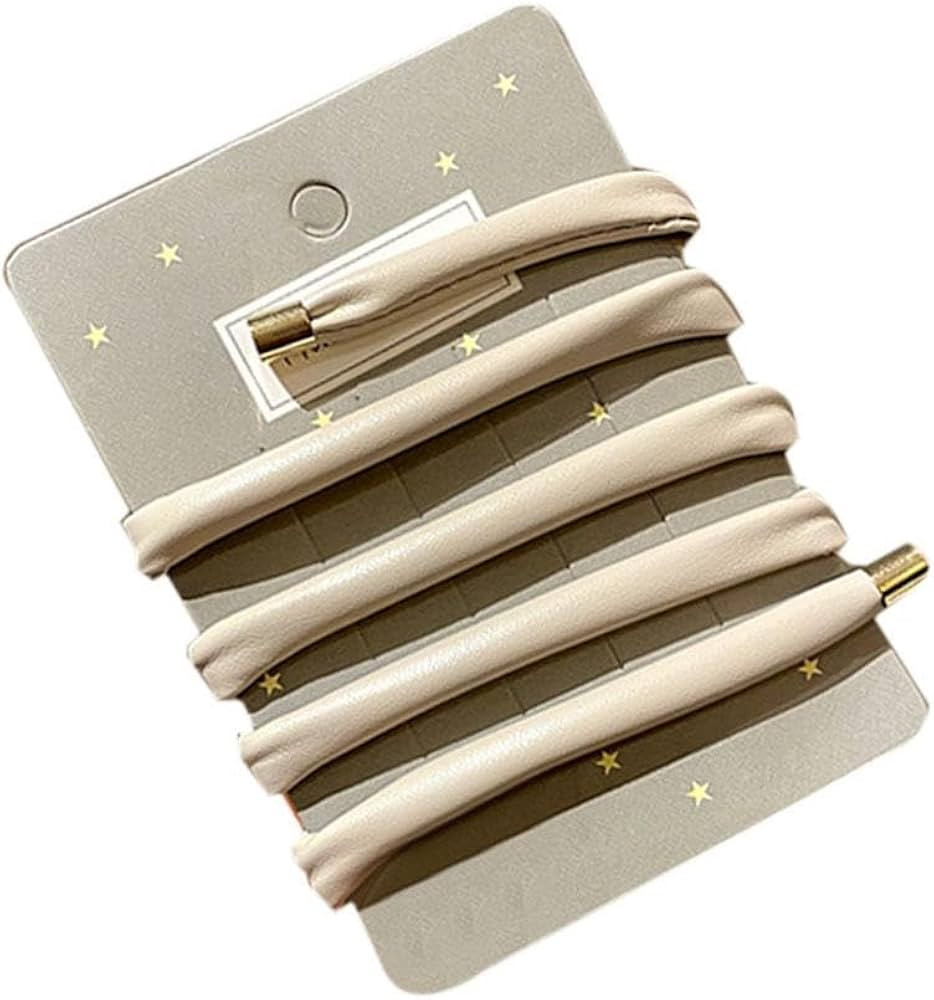 Leather Hair Tie,Leather Hair Tie Ponytail Holder,Leather Hair Tie Wrap Band Ponytail Holder Acce... | Amazon (US)