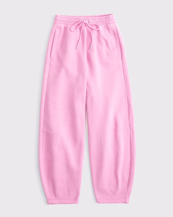 High Rise Sunday Barrel Sweatpant | Abercrombie & Fitch (US)