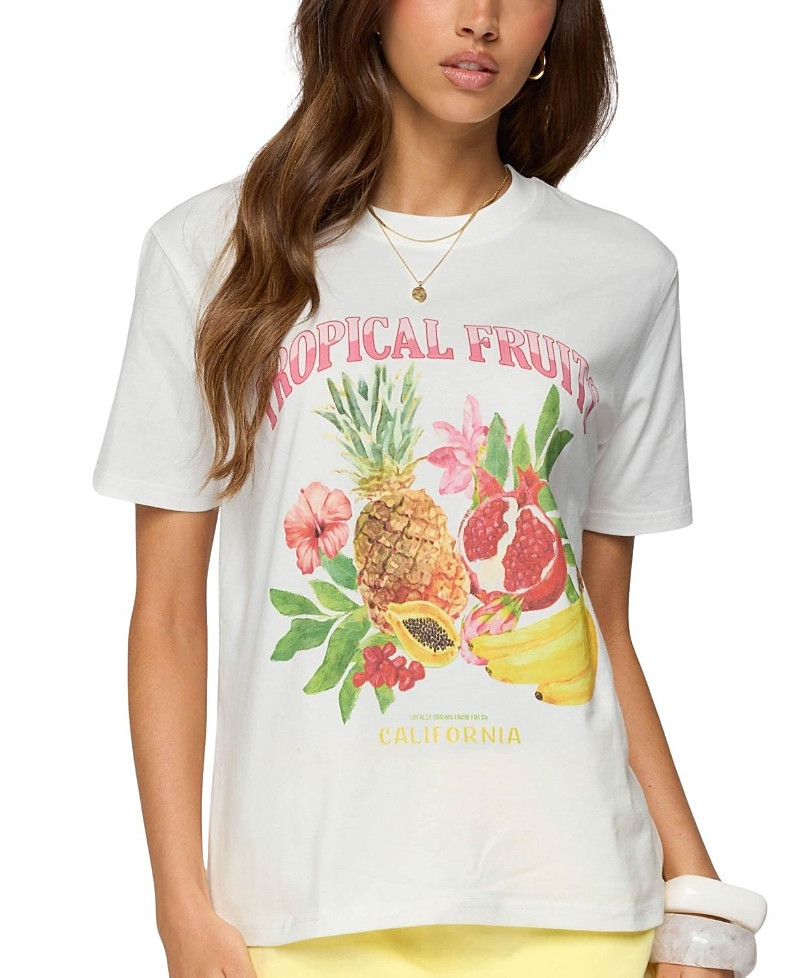 Edikted Tropical Fruits Graphic T-Shirt | Bloomingdale's (US)