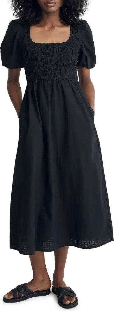 Lucie Puff Sleeve Midi Dress | Nordstrom