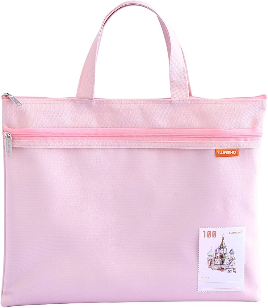 pendancy Mesh Zipper Pouch 11x13.7 in, Large Double Pocket Waterproof File Bag with Handle, A4 Si... | Amazon (US)