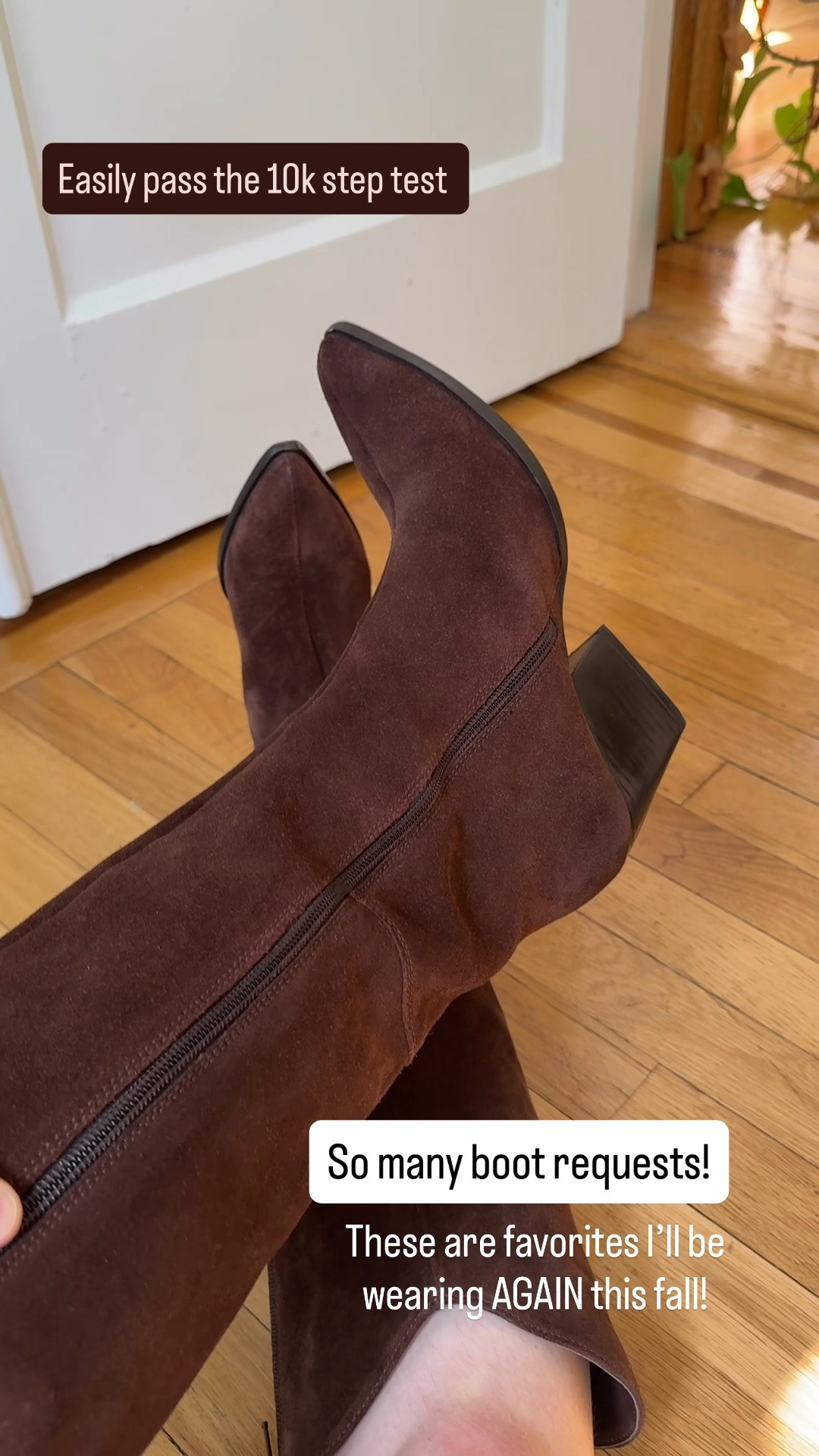 Favorite knee high suede boots. Wearing again this year! Fit true to size! #suedeboots

#LTKSeasonal