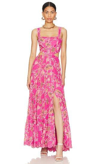 Long Dress in Tulip Pink | Hot Pink Dress Dresses | Resort Wear 2023 | Spring Outfits  | Revolve Clothing (Global)