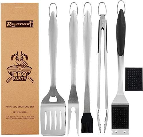ROMANTICIST 6pc Heavy Duty Grill Accessories for Top Chef - Professional Grill Tools Set & Basic ... | Amazon (US)