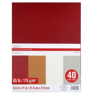 Poinsettia 8.5" x 11" Cardstock Paper by Recollections™ Christmas, 40 Sheets | Michaels Stores