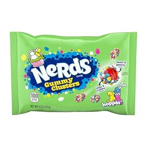 Nerds Hoppin' Gummy Clusters, Easter Candy, Easter Basket Gift, 6oz | Amazon (US)