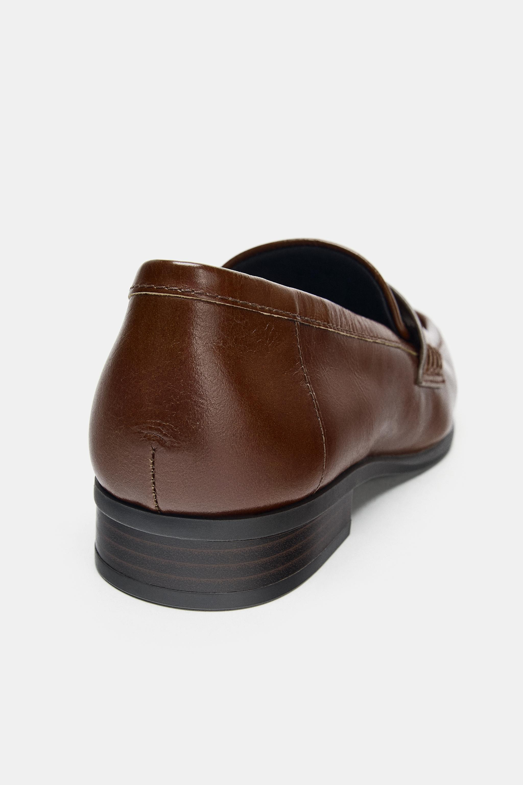 LEATHER LOAFERS | Zara US