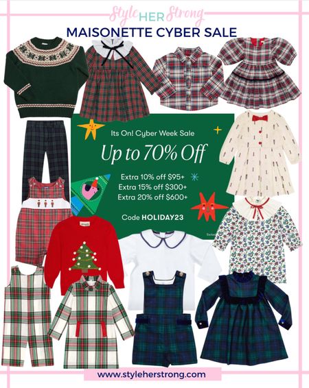 Great holiday and gift sale at Maisonette holiday styles for kids tons of gift ideas and stocking stuffers for kids 

#LTKkids #LTKGiftGuide #LTKCyberWeek