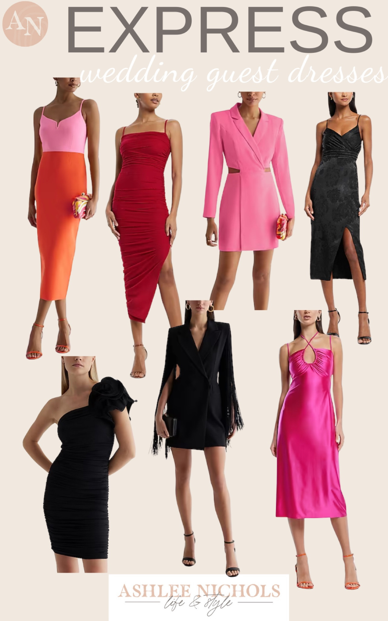 Express select dresses are 40% off! Wedding guest dresses, spring dresses

#LTKwedding #LTKsalealert