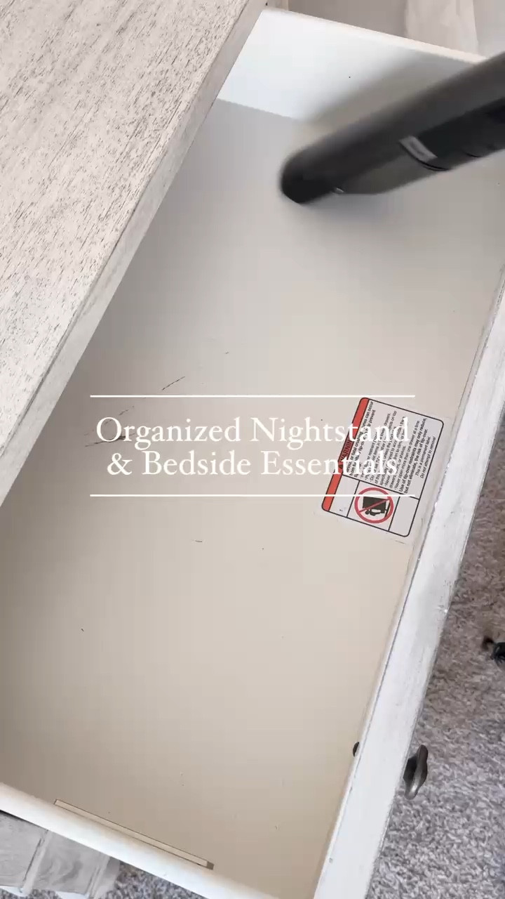 A quick and easy organization project is to tackle your nightstand and make sure you have all your essentials course by. I used a clear modular organizer system and expandable bamboo dividers to create the spaces needed  to store everything from my Kindle to my eye mask, and so much more! home organization nightstand organization nightstand storage drawer organization nighttime essentials#LTKWatchNow

#LTKHome #LTKFindsUnder50