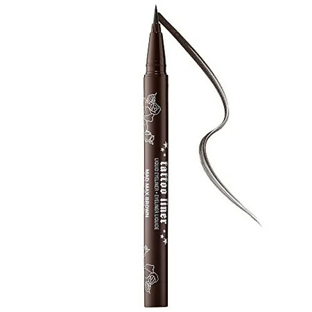 Waterproof Brush Tip Liquid Eye Tattoo Liner Mad Max Brown .55ml by Kat Von D | Walmart (US)