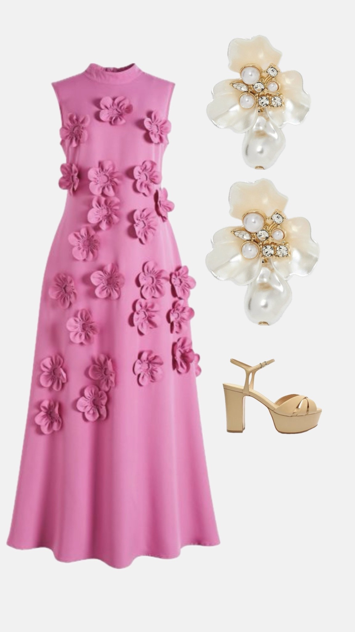 My godmother look 💖
Everyone was going crazy for my dress and earrings so here it is! Linked ! 
My dress was a size small

#LTKWedding #LTKdayinmylife #LTKootd