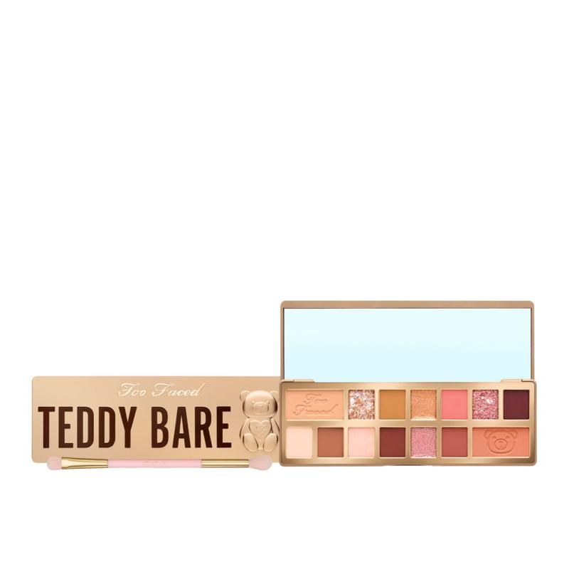 Too Faced Teddy Bare Eye Shadow Palette and Eye Shadow Brush - 9940791 | HSN | HSN