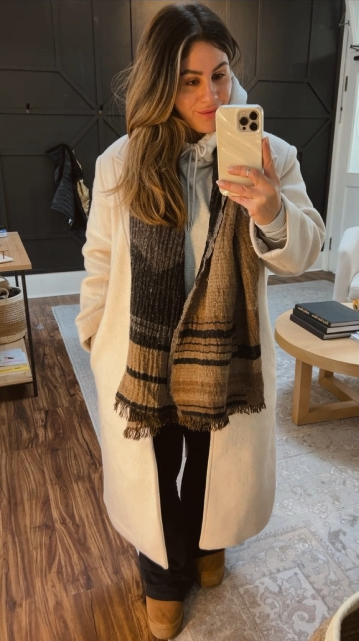 reason #289 why I’m not a star influencer girlie: this is one of 3 outfits I’m wearing all winter

reason #290: I wear my clothes forrrever. this Wilfred scarf is like 8 years old. Definitely recommend buying great quality pieces that you love and are timeless!

#LTKSeasonal #LTKmidsize