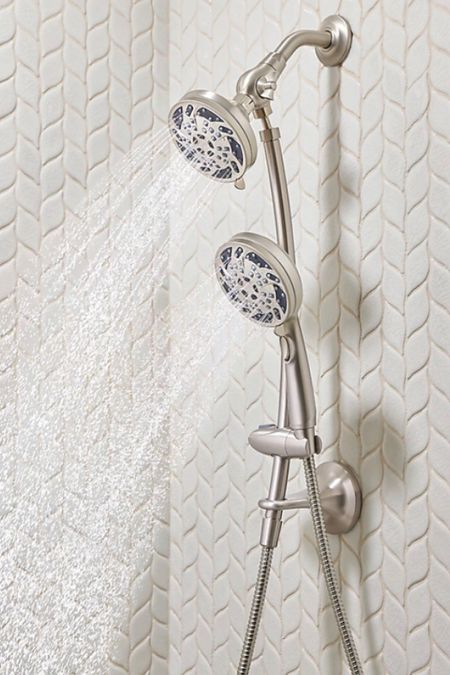 The best shower head!!! 🙌🏻

Brighten your shower with a fully customizable five-function handshower. It's Spot Resist Brushed Nickel finish resists fingerprints and water spots. It's a 3-1 and adds a great touch to any shower! 

My favorite part is the long hose which makes cleaning the shower so much easier! 

#LTKfamily #LTKhome