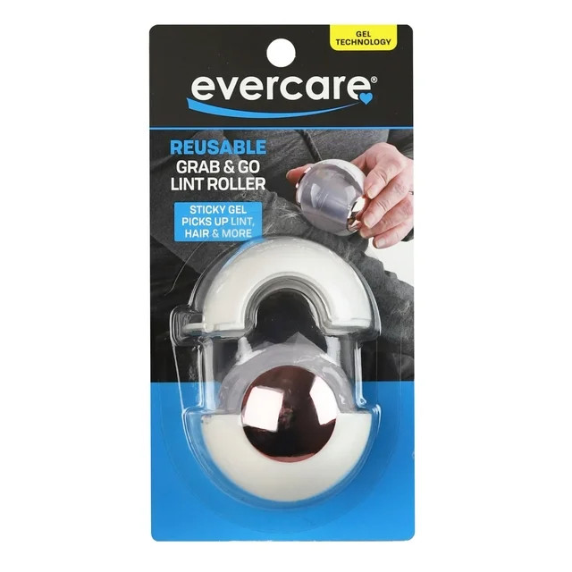 Evercare-Grab & Go Reusable Washable Gel Lint Roller Ball | Walmart (US)