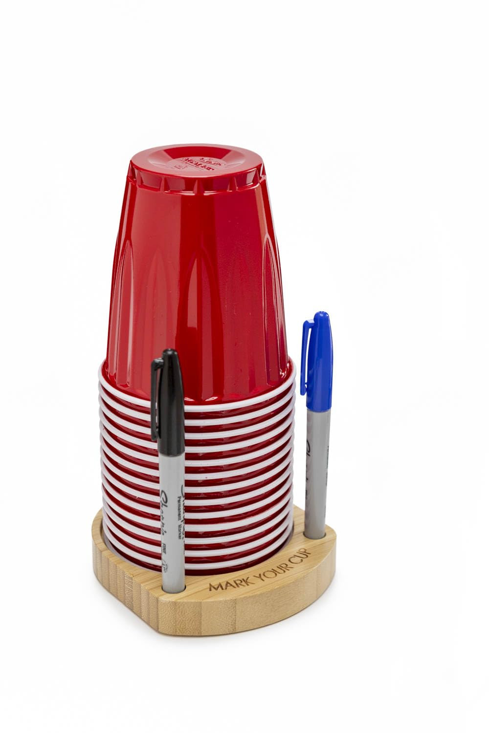 Party Cup Holder for 3-4" Cups | Scratch-Resistant Drink Organizer with Marker Slots for Birthday... | Amazon (US)